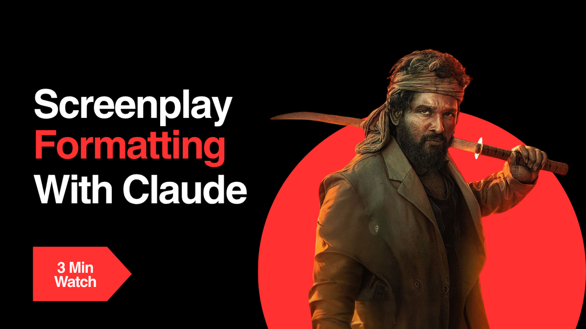 Screenplay Formatting With Claude